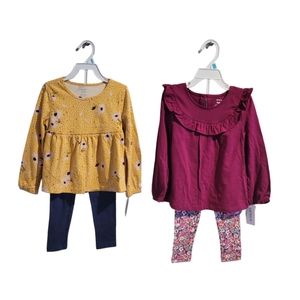 NWT Carter's Outfits, set of 2- 5T